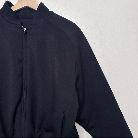 Leze The Label Womens Medium Weighted Harlow Cropped Basic Jacket In Black - Picture 7 of 14